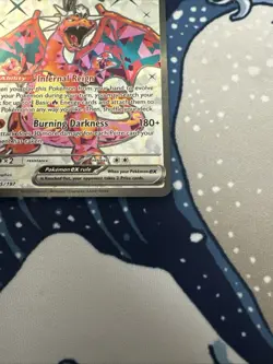 Charizard EX Obsidian Flames Ultra Rare Full Art Holo Card 215/197 Near Mint - Image 5