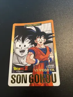 DRAGON BALL GT Z DBZ HONDAN PART 28 CARD REG CARTE 86 GOLD MADE IN JAPAN 1996 - Image 1