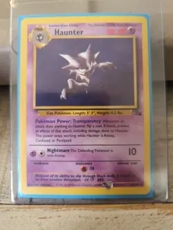 Pokemon TCG Haunter Fossil Set, Unlimited Rare Non-Holo Card 21/62 - Image 1