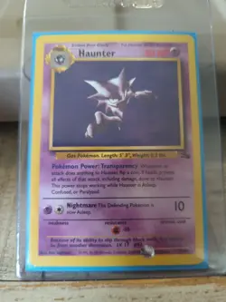 Pokemon TCG Haunter Fossil Set, Unlimited Rare Non-Holo Card 21/62 - Image 4