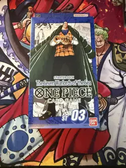 One Piece Card Game Starter Deck ST-03 WARLORDS OF THE SEA English SEALED USA 811039038427 - Image 1