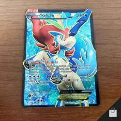 Keldeo EX 142/149 Boundaries Crossed Rare Holo Card Pokemon TCG SP LP - Image 1