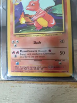 Pokemon TCG Charmeleon Base Set, Unlimited Uncommon Card 24/102 - Image 4