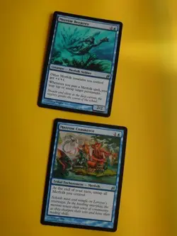 Merrow Commerce - tribal enchantment & Merrow Reejerey MTG 2 Card. Lorwyn. - Image 1
