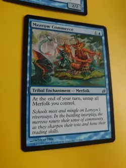 Merrow Commerce - tribal enchantment & Merrow Reejerey MTG 2 Card. Lorwyn. - Image 4