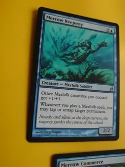 Merrow Commerce - tribal enchantment & Merrow Reejerey MTG 2 Card. Lorwyn. - Image 5