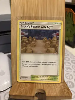 54/68 Brock's Pewter City Gym - Hidden Fates - Uncommon Pokemon TCG Card - Image 1