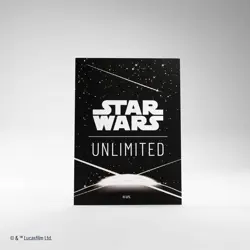 Gamegenic Star Wars: Unlimited Premium Art Sleeves - Card Back White - Image 1
