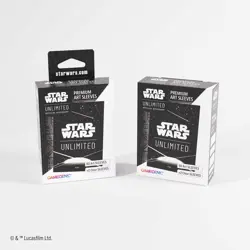 Gamegenic Star Wars: Unlimited Premium Art Sleeves - Card Back White - Image 4