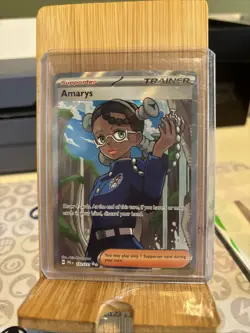 Amarys 132/131 Ultra Rare SV: Prismatic Evolutions Pokemon Card - Image 1