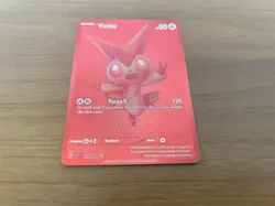 Victini 172/086 Sv: White Flare Full Art Holo Pokemon Brazilian Card Rare NM - Image 3