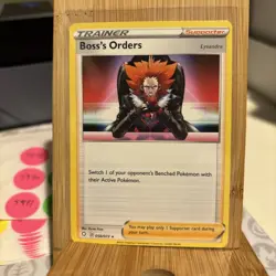 Boss's Orders Shining Fates 58/72 Regular Rare Pokemon Card TCG Pokemon 058/072 - Image 1