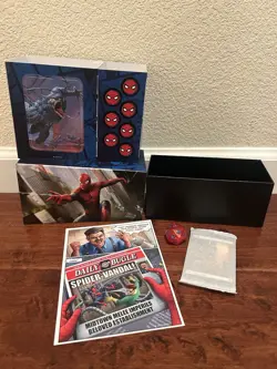Magic MtG SPIDER-MAN - Empty Bundle Box ** No Packs** Basic Lands And Dice Only - Image 2