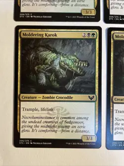 4x Mtg Strixhaven Moldering Karok NM/M Magic The Gathering - Image 2