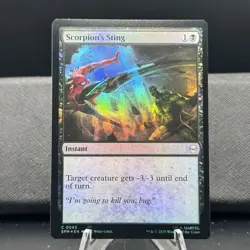 Scorpion's Sting - Foil - SPM - MTG - EN - NM - 0065 - Image 1
