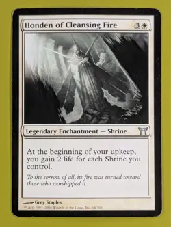 Honden of Cleansing Fire x1 Champions of Kamigawa 1x Magic the Gathering MTG - Image 1