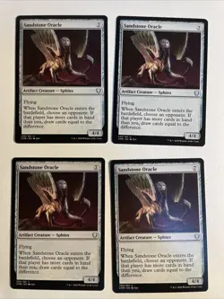 4x Mtg Commander Legends Sandstone Oracle NM/M Magic The Gathering - Image 1