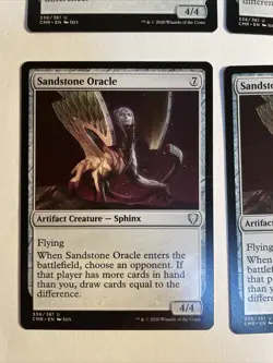 4x Mtg Commander Legends Sandstone Oracle NM/M Magic The Gathering - Image 2