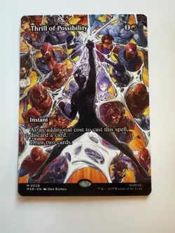 THRILL OF POSSIBILITY mtg NM-M Spider-Man Marvel Universe Mythic - Image 1