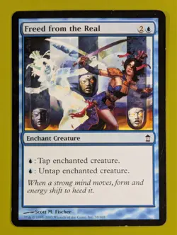 Freed from the Real x1 Saviors of Kamigawa 1x Magic the Gathering MTG - Image 1