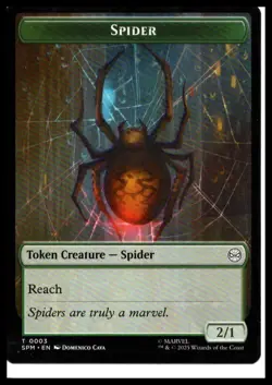 Illusion Villain | Spider Double Sided Token [Marvel's Spider-Man] MTG - Image 2