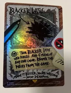 MTG | Blacker Lotus [Secret Lair] ✨FOIL✨ - Image 1