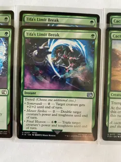 MTG FINAL FANTASY FIN - Tifa Lockhart - Mono Green Landfall Combo Deck - Image 5