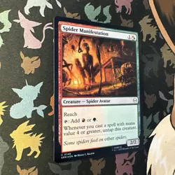 Spider Manifestation 0148 Common Foil Spider-Man MTG - Image 3