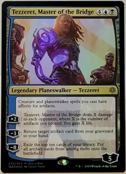 MTG Tezzeret, Master of the Bridge (275/330) War of the Spark FOIL - Image 1