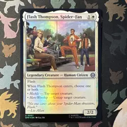 Flash Thompson, Spider-Fan (Foil) - 0007 - Marvel's Spider-Man - MTG - NM/M - Image 1