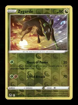 Zygarde Reverse Holo Rare SWSH12: Silver Tempest 134/195 LP Pokemon LP - Image 1
