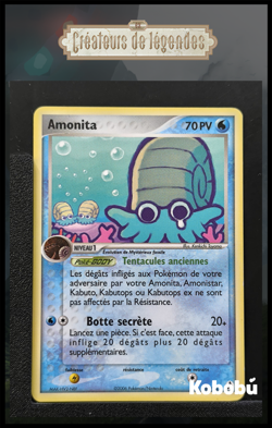 Carte Pokemon Amonita 60/92 Ex Createurs De Legendes Bloc EX FR 1 - Image 1
