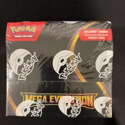 Pokemon Center MEGA EVOLUTION ENHANCED BOOSTER DISPLAY BOX In Hand SEALED - Image 1