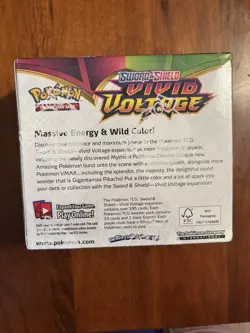 Pokemon TCG Sword & Shield Vivid Voltage Booster Box 36 Booster Packs Sealed - Image 2