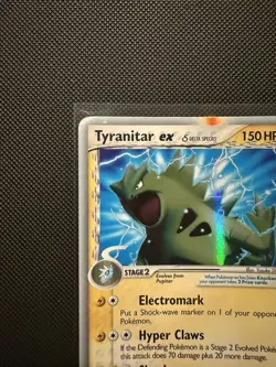 Tyranitar ex 99/101 Pokemon TCG 2006 EX Dragon Frontiers Holo Rare - Image 3
