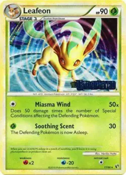 Lightly Played Leafeon - 17/90 - Promotional Pokemon SV Black Star Promos - Image 1