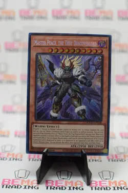 Yugioh! 1x Master Peace, the True Dracoverlord DOOD-EN018 Secret Rare 1st Ed NM - Image 1