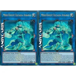 MEKK-KNIGHT CRUSADIA AVRAMAX 2x • Ultra R Emblema • BLMM EN095 • 1Ed • Yugioh! - Image 1