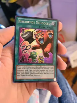 Yugioh Obedience Schooled LVAL-EN088 Super Rare - Image 1
