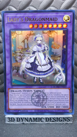 | Yugioh Lady's Dragonmaid BLMM-EN049 1st Edition Ultra Rare NM/M 🔥 | - Image 1