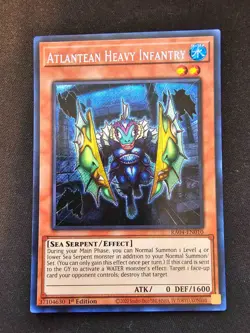 Atlantean Heavy Infantry - RA04-EN010 - Secret Rare - 1st Edition - YuGiOh - NM - Image 1