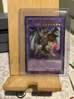 Yugioh x1 Evil HERO Wild Cyclone LDS3-EN030 1st Ed Ultra Rare (NM) - Image 1