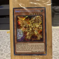 Yugioh Kaiser Glider Golden Burst LDS3-EN136 Secret Rare Limited Edition NM - Image 1