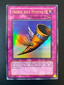 YUGIOH HORN DES HIMMELS OF HEAVEN ULTRA RARE MRD-G130 1ST EDITION GERMAN NM - Image 1