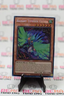 Yugioh! 1x Radiant Typhoon Krosea DOOD-EN015 Secret Rare 1st Ed NM - Image 1