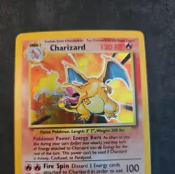 Charizard Pokemon TCG Holo Rare Card 4/102 Base Set - Image 2