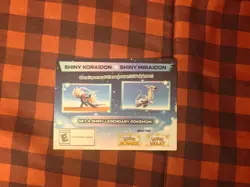 Pokemon Scarlet & Violet Code Card Shiny Miraidon & Koraidon - Image 1