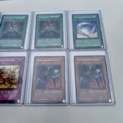 Yugioh 10 Card Lot Mint/NM Ungraded SOI/DB1/TLM/FET Vintage Spell/Toon/Trap - Image 3