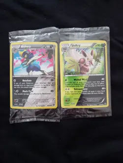 Pokemon UNOPENED 2- Packs: Bisharp 64/114 and Shiny Shiftry 11/114 4 cards total - Image 1