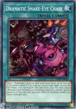 PHNI-EN062 Dramatic Snake-Eye Chase :: Common 1st Edition YuGiOh Card - Image 1